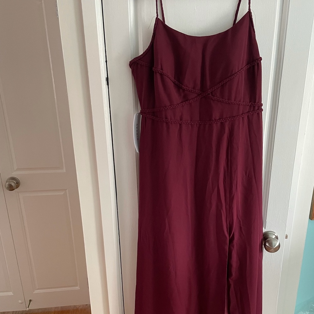 Azazie Cabernet bridesmaids dress NEW never worn